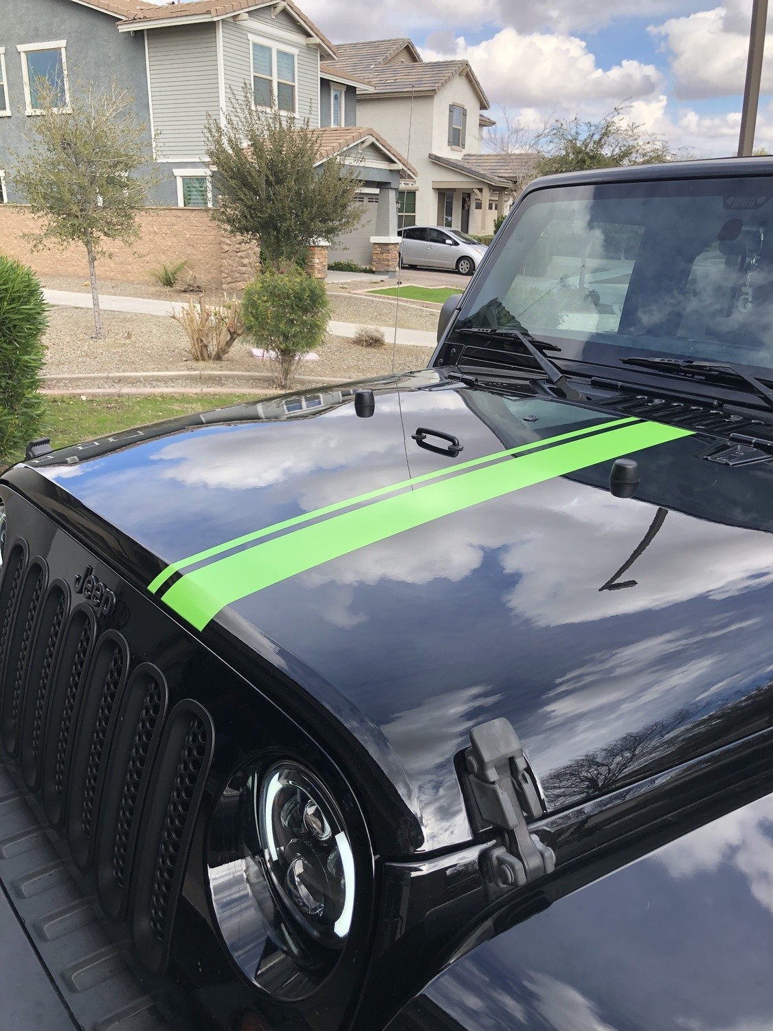 2007 - Up Jeep Gladiator JT  Wrangler Rally Hood Decal JK JKU JL JLU JT