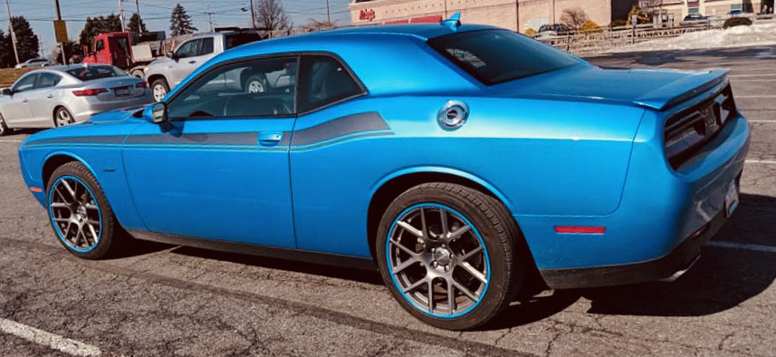 2008 - Up Dodge Challenger 2015 RT Classic Style Side Stripes