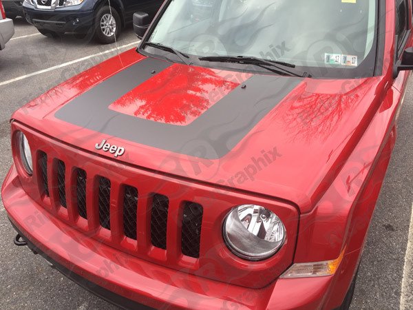 2007 - 2017 Jeep Patriot Factory Style Hood Graphics
