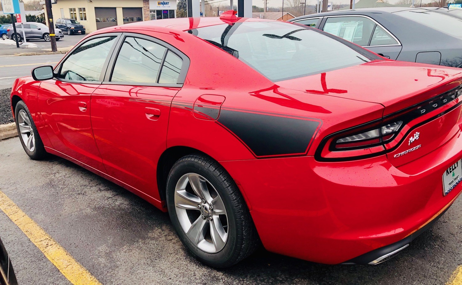 2015 - Up Dodge Charger Gen 2 Hockey Style Quarter Panel Stripe Kit