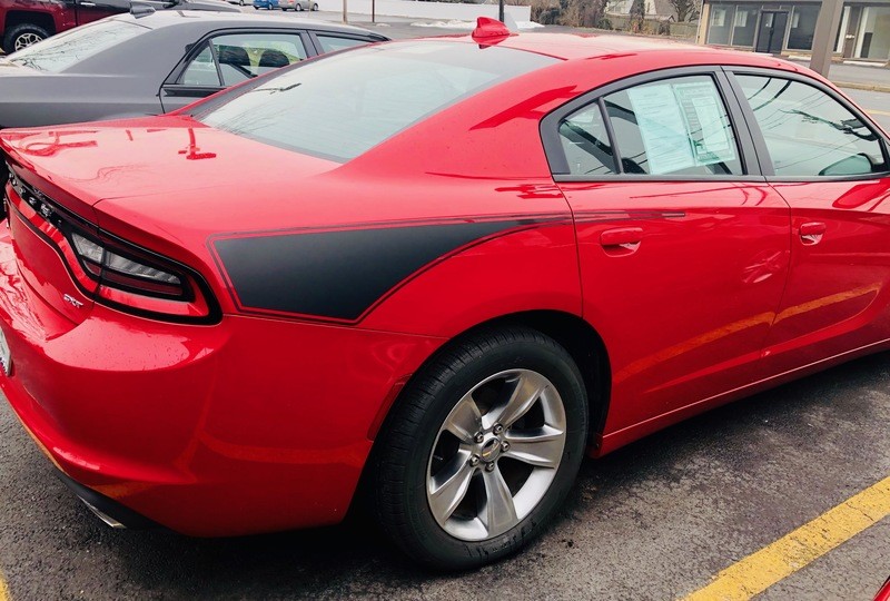 2015 - Up Dodge Charger Gen 2 Hockey Style Quarter Panel Stripe Kit