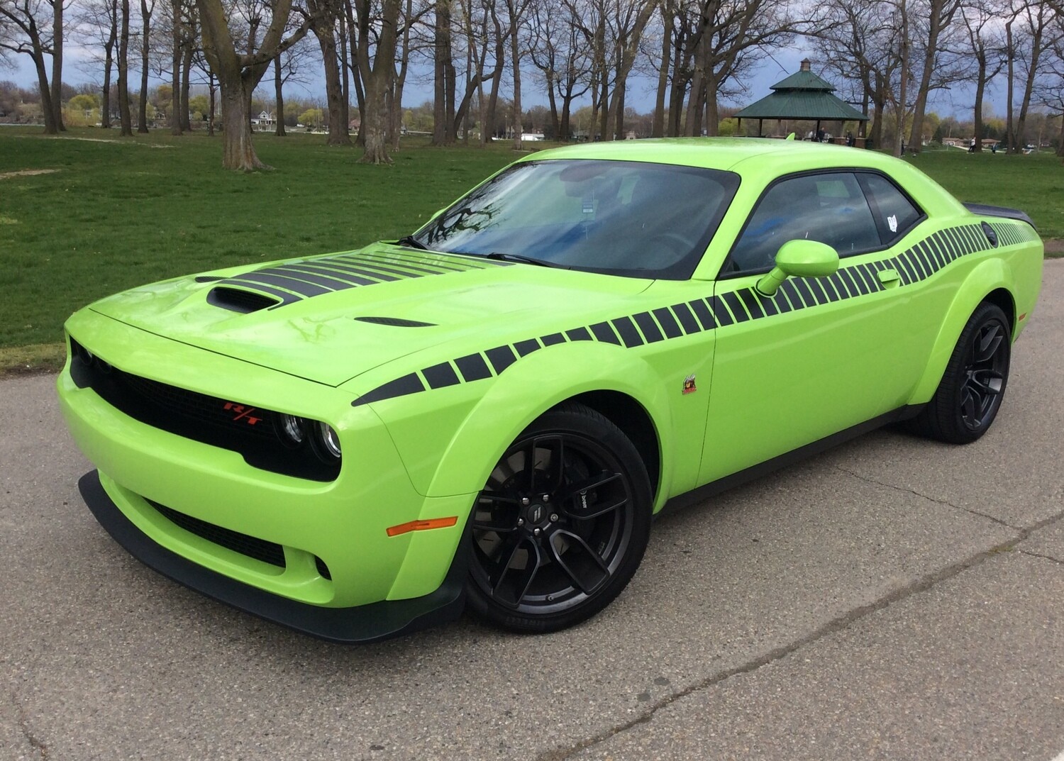 2015 - up Dodge Challenger SRT Hellcat Scat Pack RT GT Hood Blackout Graphics