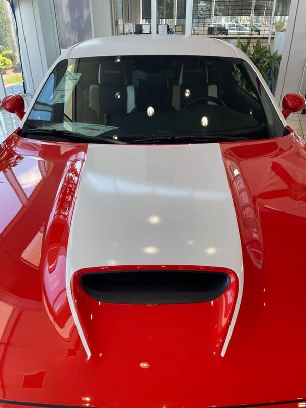 2015 - up Dodge Challenger SRT Hellcat Scat Pack RT GT Hood Blackout Graphics
