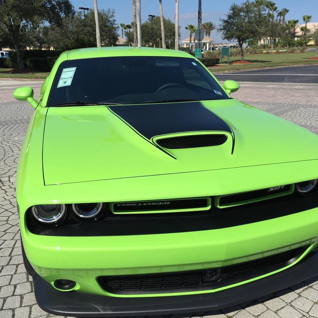 2015 - up Dodge Challenger SRT Hellcat Scat Pack RT GT Hood Blackout Graphics