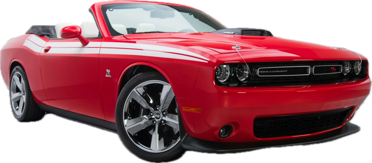 2008 - Up Dodge Challenger 71 RT Style Side Stripes