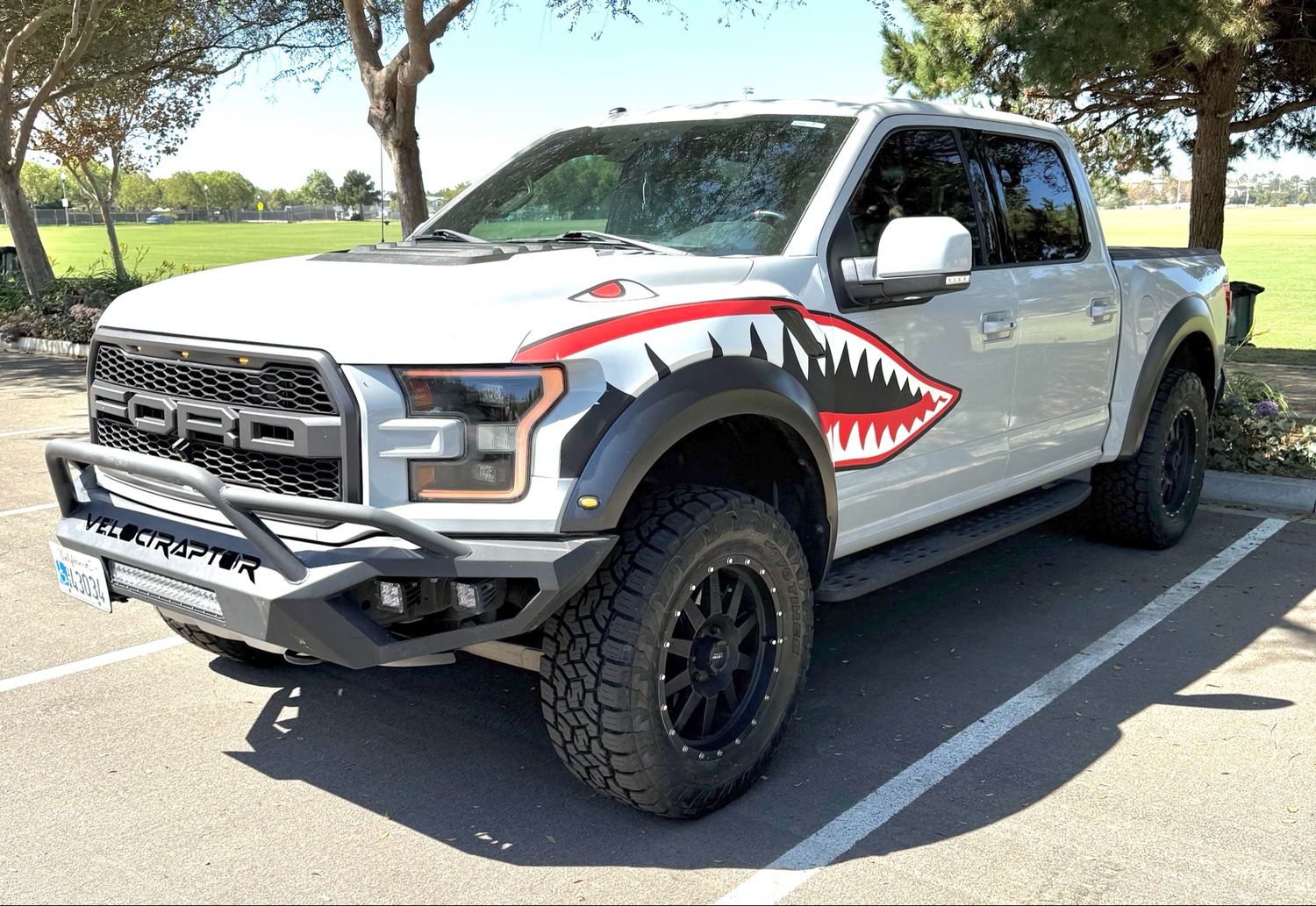 2021-up Ford Bronco "Flying Tigers" Curtiss P-40 Warhawk fighter plane style Shark Mouth Graphics