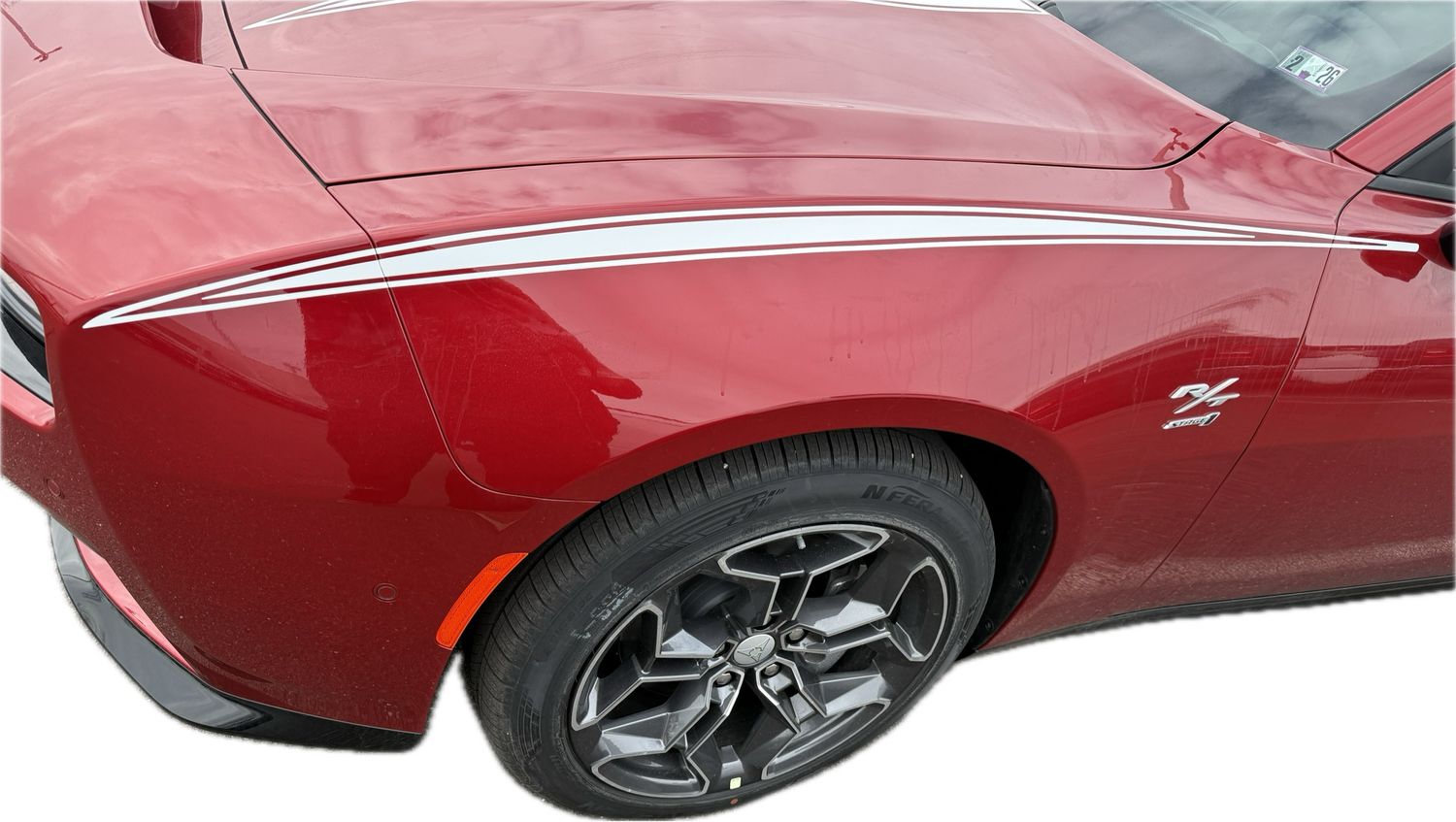 2024 &amp; Up  Dodge Charger 2 Door Front Fender Vinyl Decals