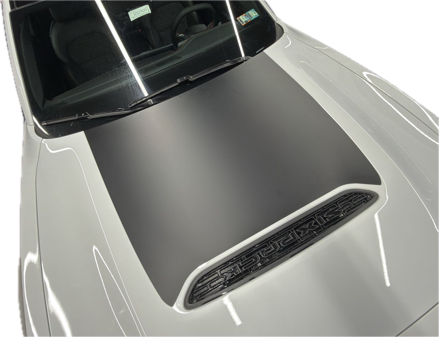 2026 - Up  Dodge Charger R/T Six Pack Center Hood Blackout Vinyl Decals