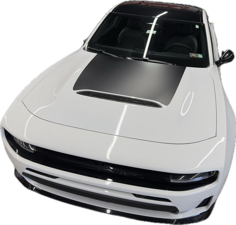 2026 - Up  Dodge Charger Six Pack Scat Pack R/T Center Hood Blackout Vinyl Decals