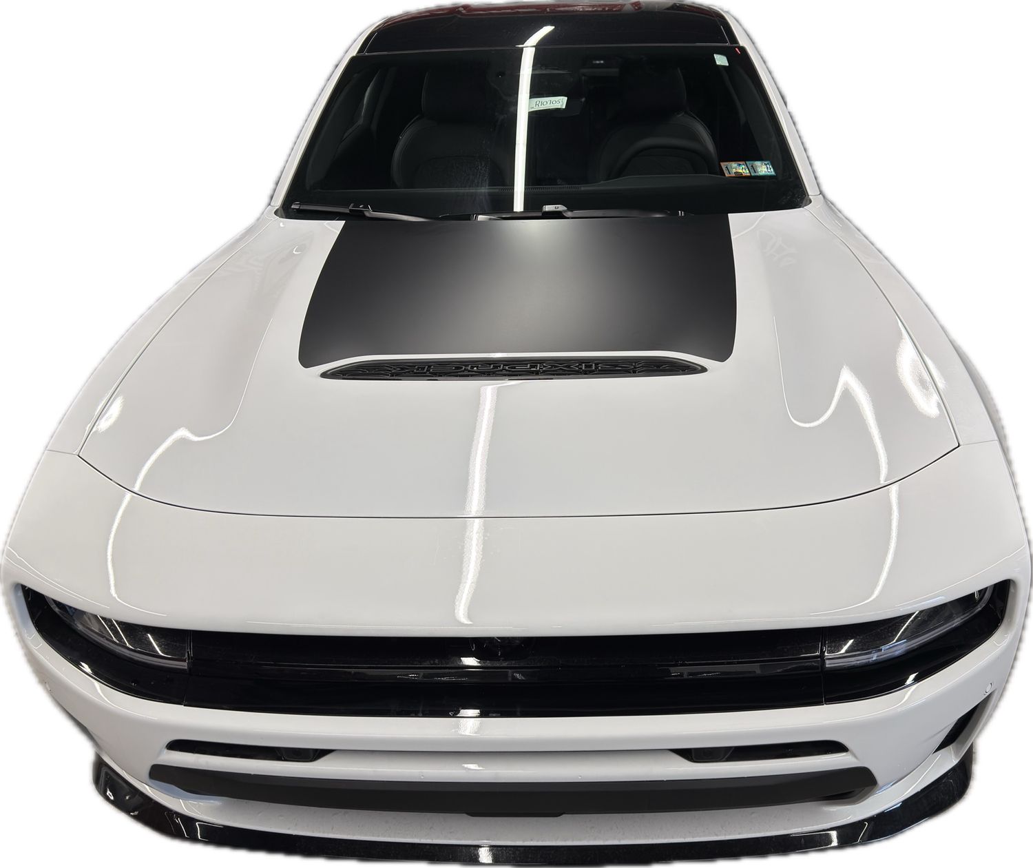 2026 - Up  Dodge Charger R/T Six Pack Center Hood Blackout Vinyl Decals
