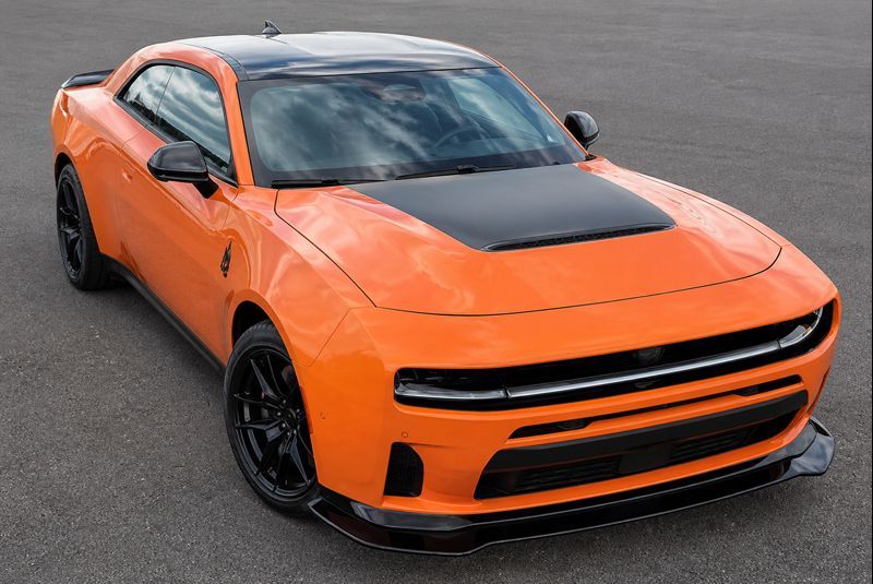 2026 - Up  Dodge Charger Six Pack Scat Pack R/T Center Hood Blackout Vinyl Decals