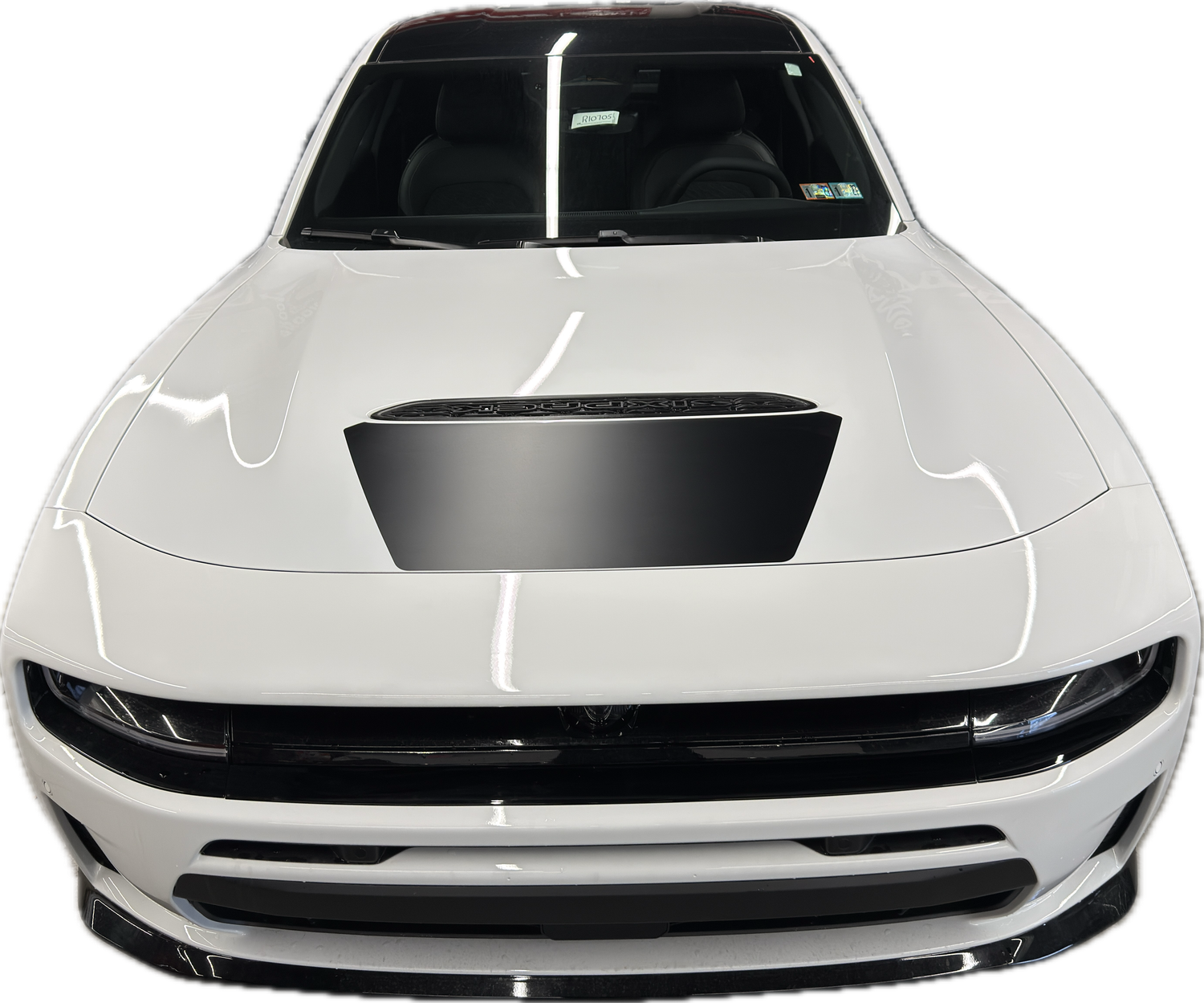 2026 - Up  Dodge Charger Six Pack Scat Pack R/T Front Hood Blackout Vinyl Decals