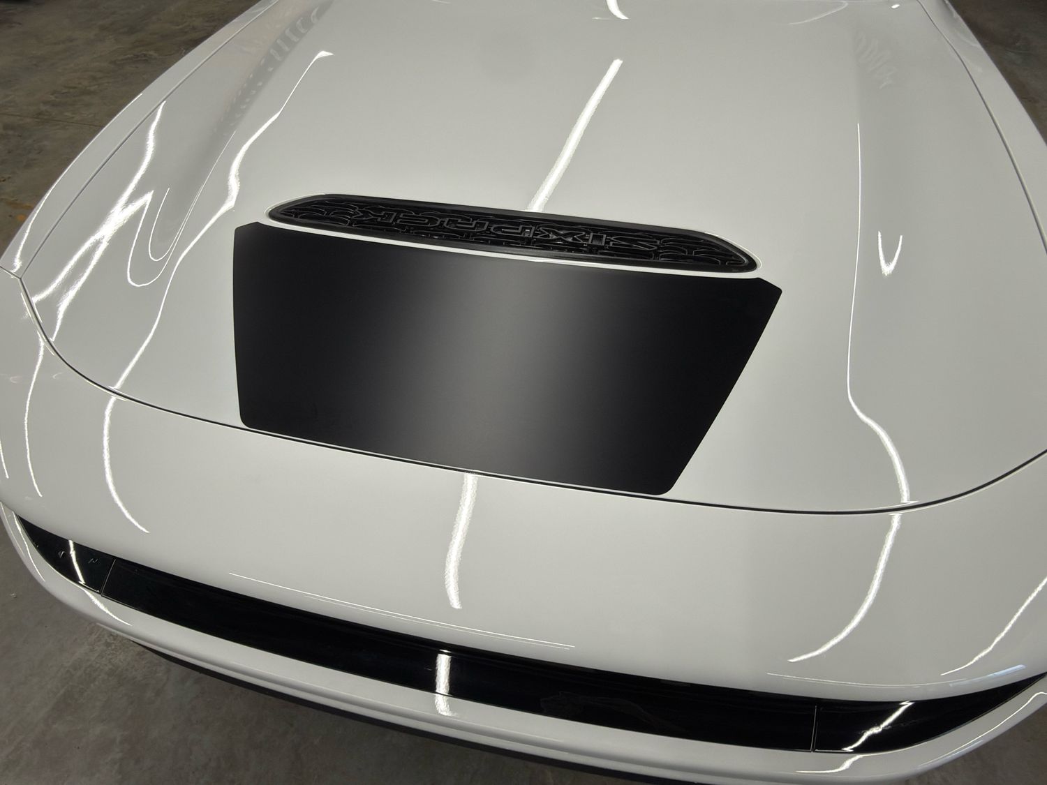 2026 - Up  Dodge Charger Six Pack Scat Pack R/T Front Hood Blackout Vinyl Decals