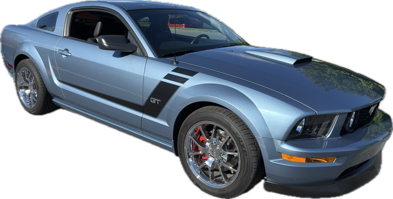 2005-2009 Mustang Checkmark Side Vinyl Graphics 2005-2009 Mustang Checkmark Side Vinyl Graphics