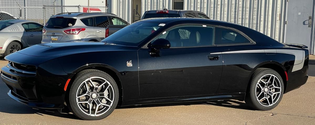 2024 &amp; Up  Dodge Charger 2 Door Mid Length  Hockey Stripes
