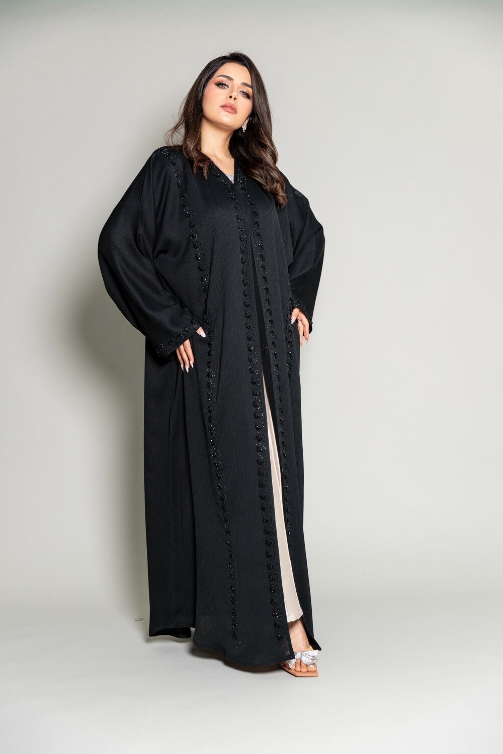 Black Abaya With Scarf