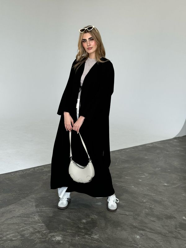 Black Abaya With Scarf