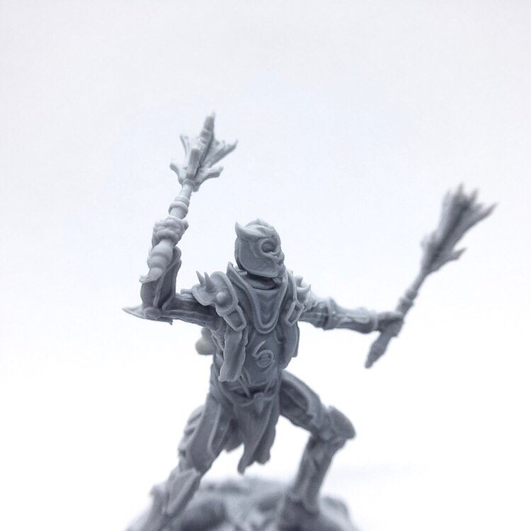DnD Dungeons and Dragons by Fantasy Minis 28mm Undead Knight miniature for D&D 