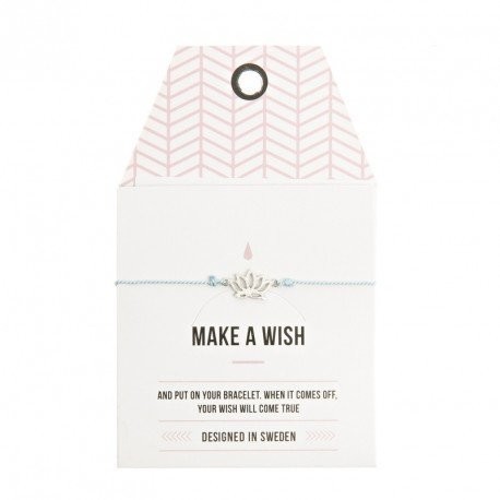 Timi Braccialletto seta Lotus Argento Timi Braccialletto seta Lotus Argento