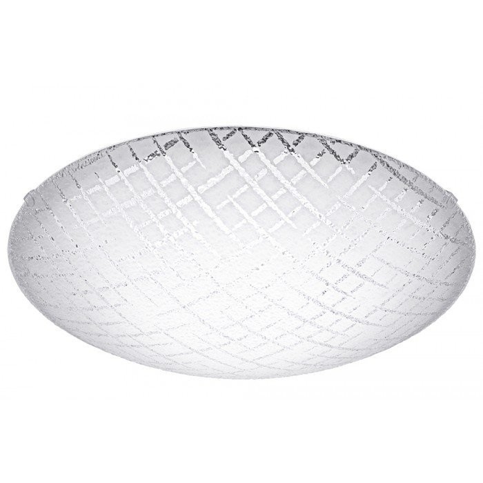 PLAFONIERA ø 25cm 8,2W LED 3000K ACCIAIO