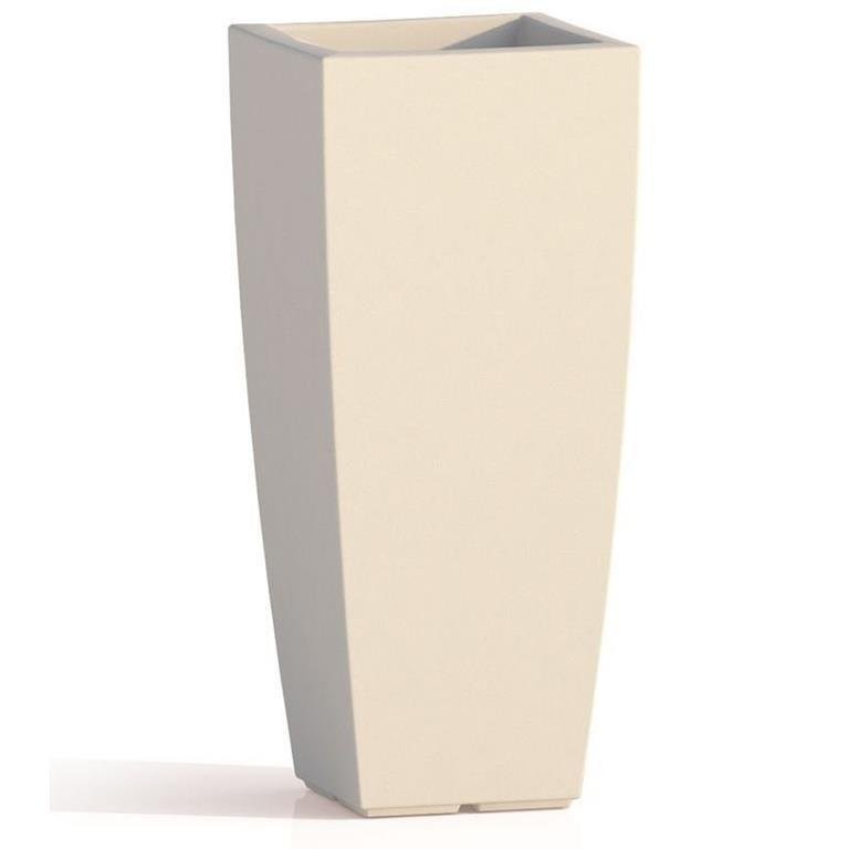 Vaso "Stilo Square" h.90cm Avorio