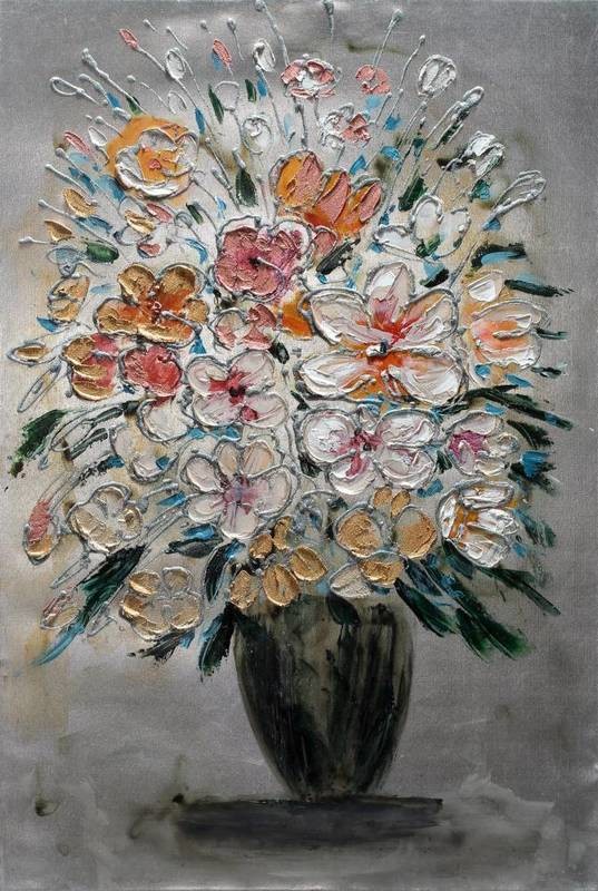 Dipinto a mano Z430 Fiori