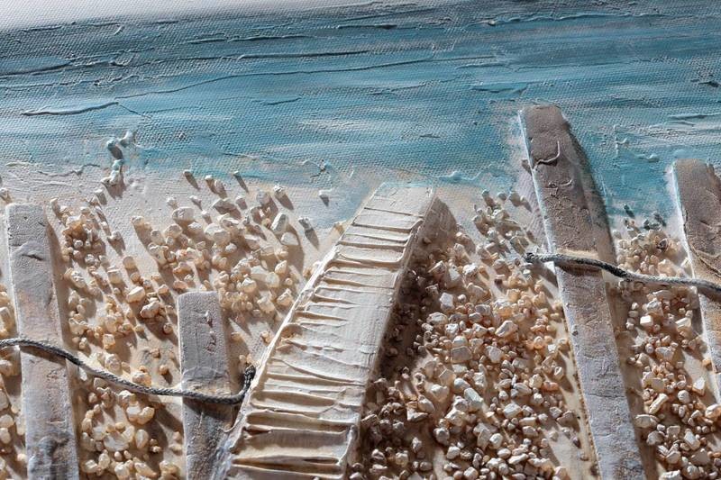 Bubola Dipinto a mano Z403 Spiaggia