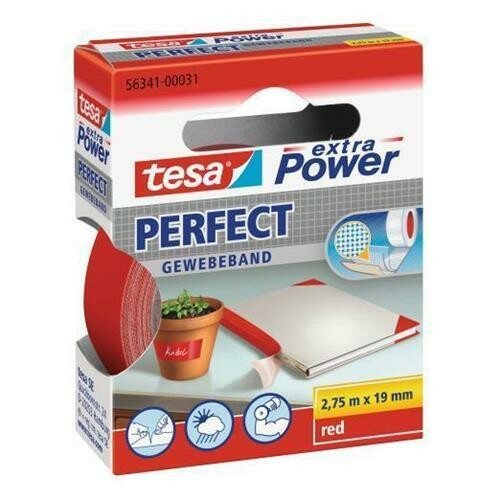 Nastro Power Perfect Premium 19mm 2,75mt Rosso