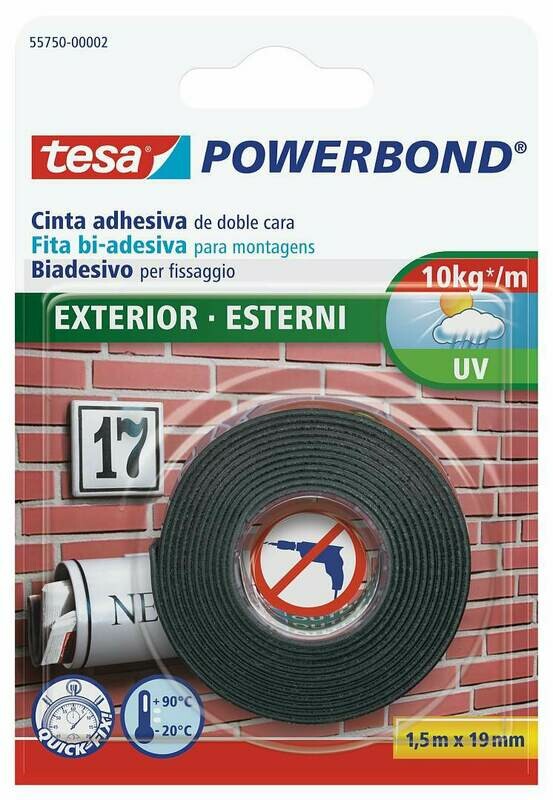 Nastro biadesivo Powerbond Outdoor 19mm 1,5mt