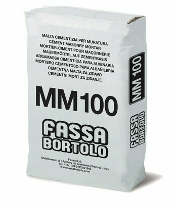 Malta per muratura Fassa MM 100 M 10 25Kg