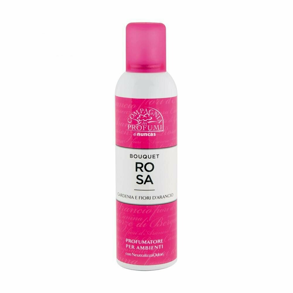 Profumatore spray Nuncas Bouquet 250ml Rosa