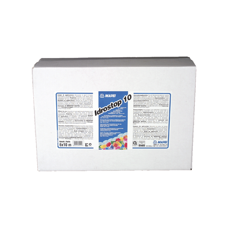 Profilo di gomma idrofila Mapei Idrostop 10mt