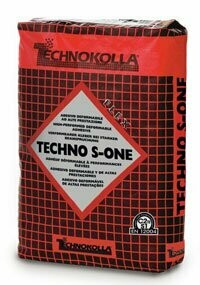 Adesivo Technokolla Techno S-one 25Kg grigio