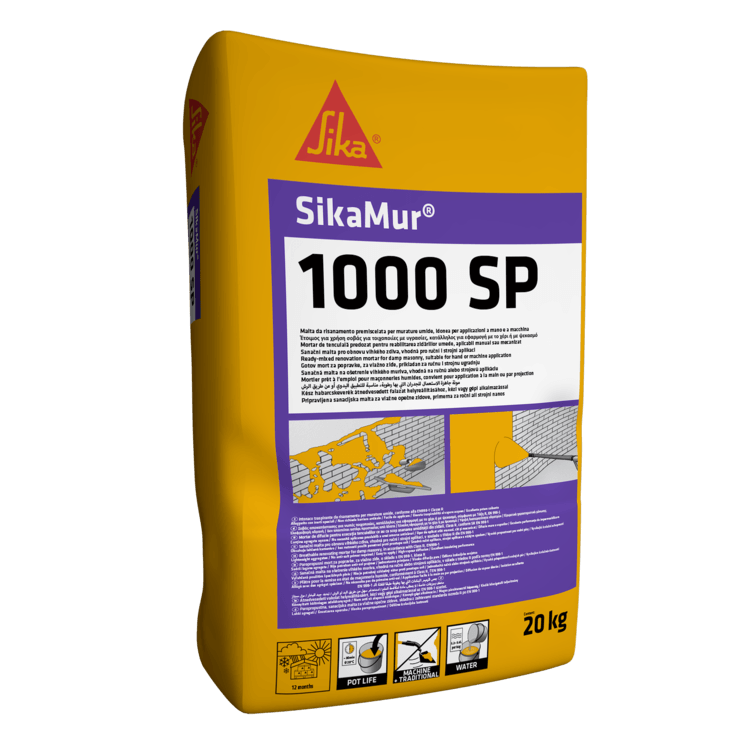 Intonaco Deumificante Sikamur-100SP 20Kg Intonaco Deumificante Sikamur-100SP 20Kg