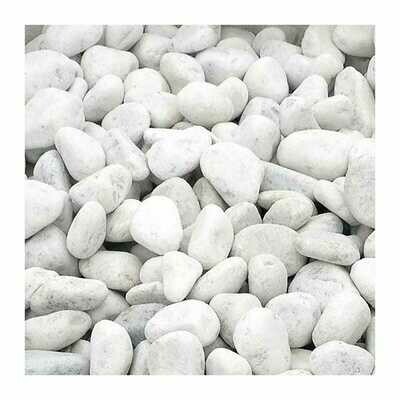 Ciottolo 40/60mm 20Kg Bianco Carrara