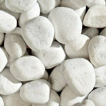 Ciottolo 25/40mm 20Kg Bianco Carrara