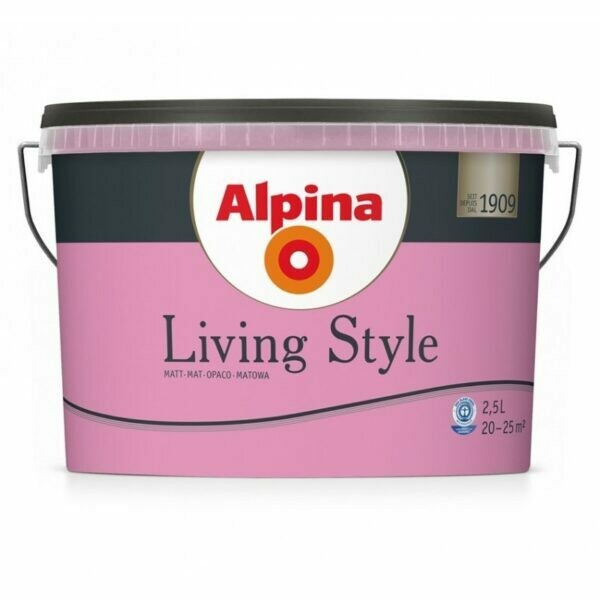 Alpina Pittura colorata Living Style Happy Pink