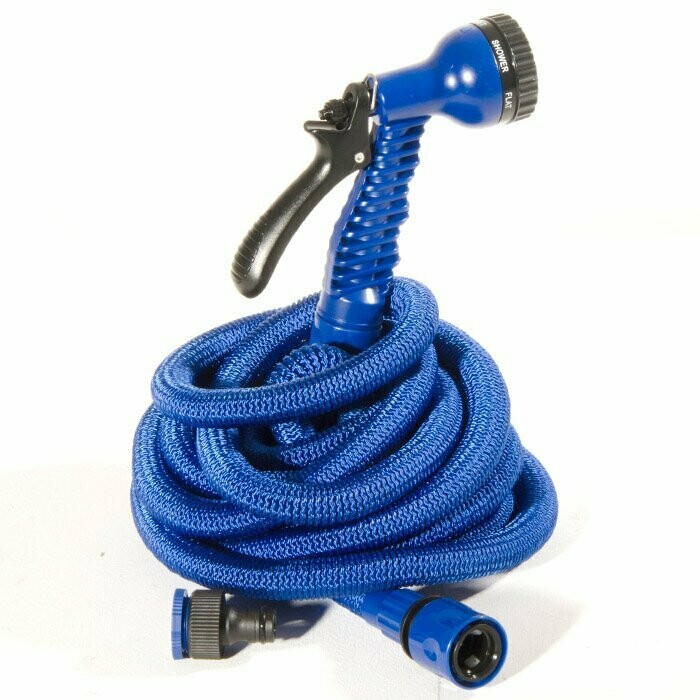 Verdelook Tubo irrigazione estensibile 15mt Blu