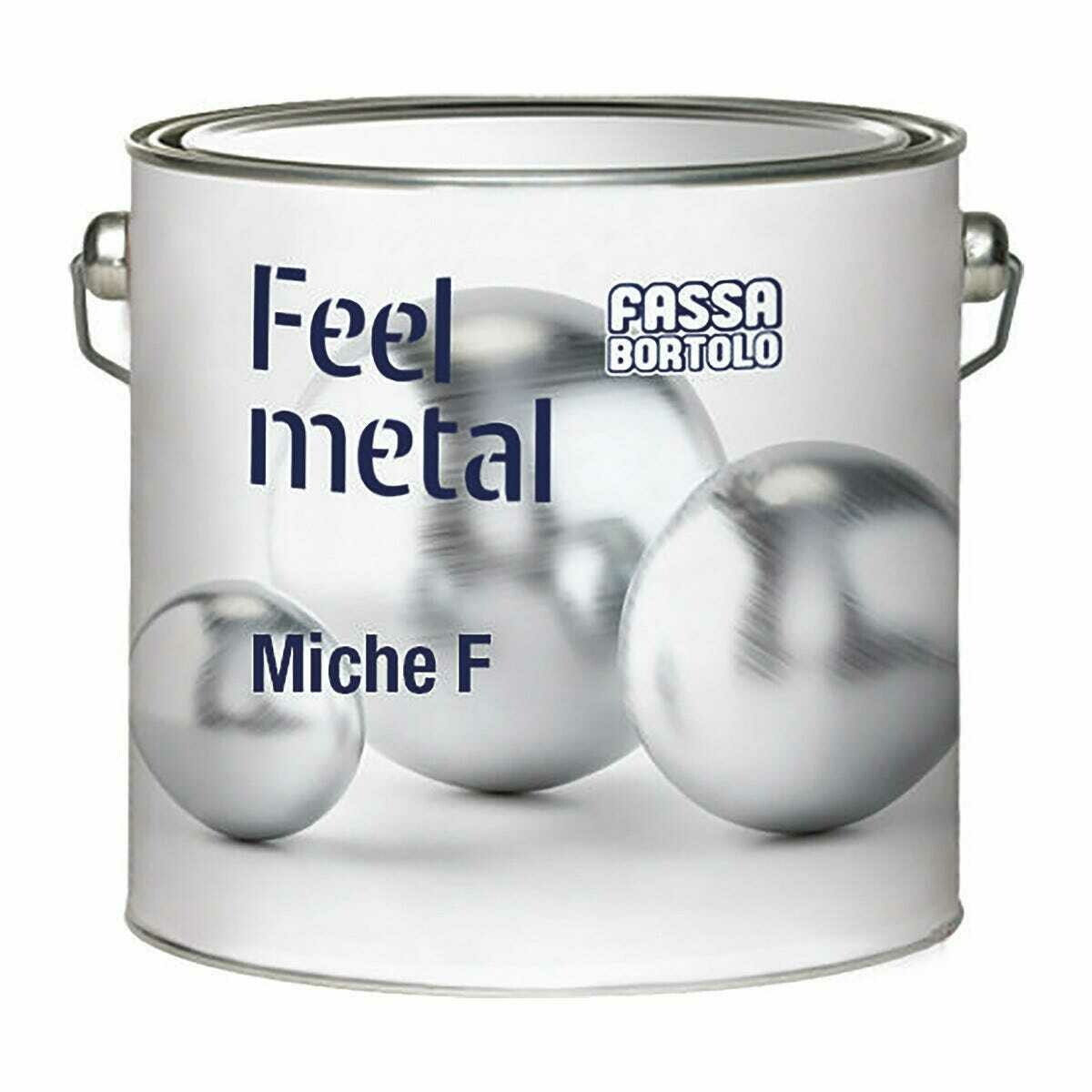 Smalto Ferromicaceo Fassa Feel Metal Miche F 2,50Litri Alluminio