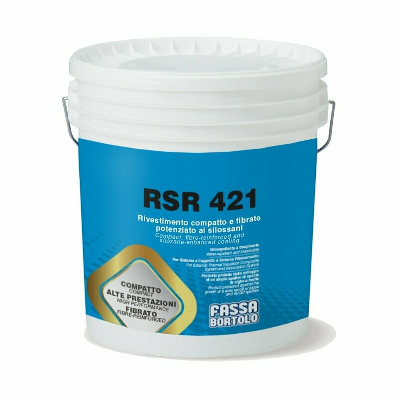 Intonachino Fibrato Fassa RSR 421 1mm 25Kg Bianco