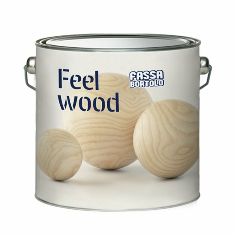 Impregnante alte prestazioni Fassa Feel Wood Prime 2,50Litri Noce chiaro