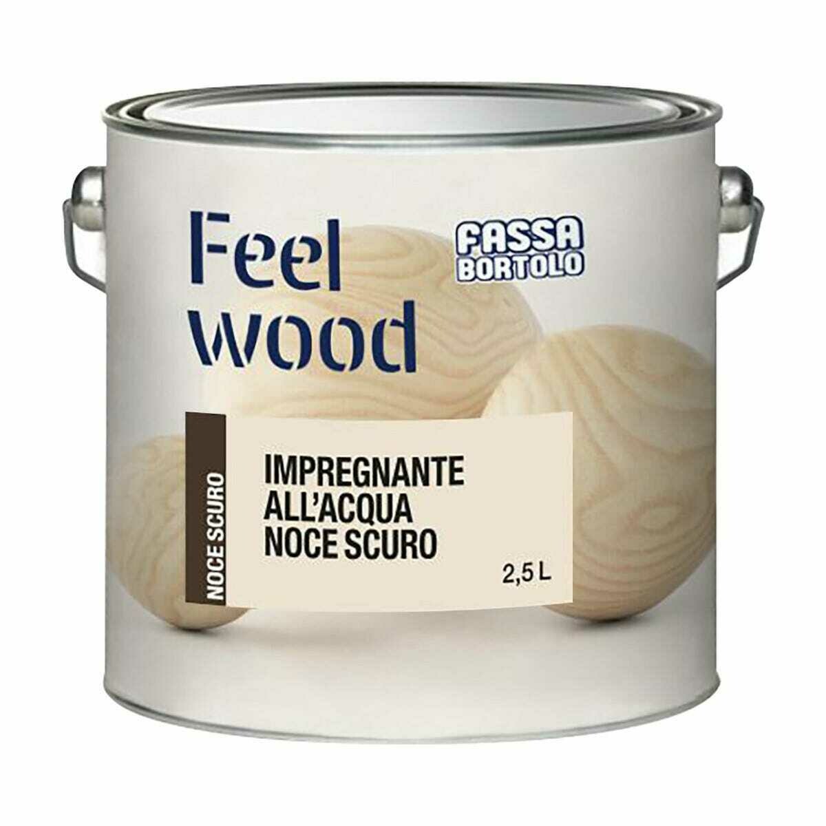 Impregnante Fassa Feel Wood Wet 2,50Litri Noce Scuro