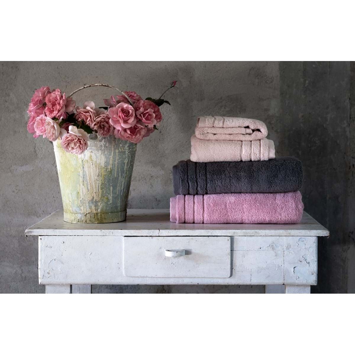 Coppia asciugamani spugna