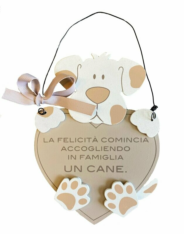 Targhetta Cane