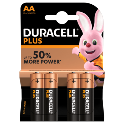 Duracell batterie stilo AA (4pezzi)