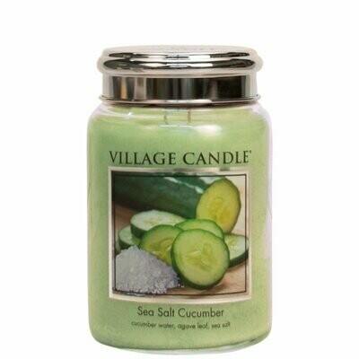 Village Candle Sea Salt cucumber 26oz