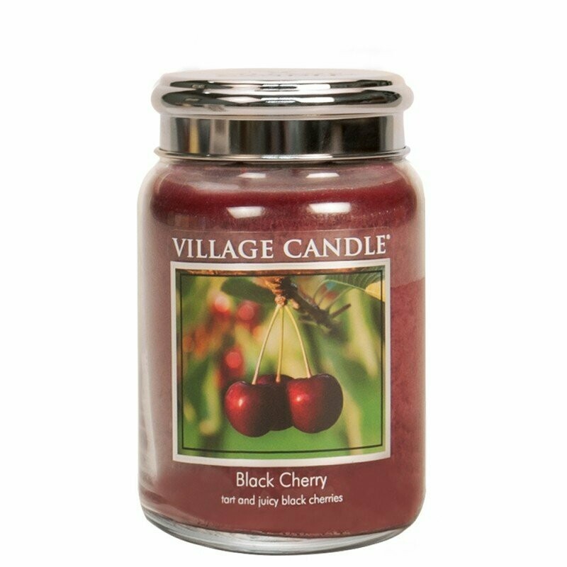 Village Candle Black Cherry  26oz