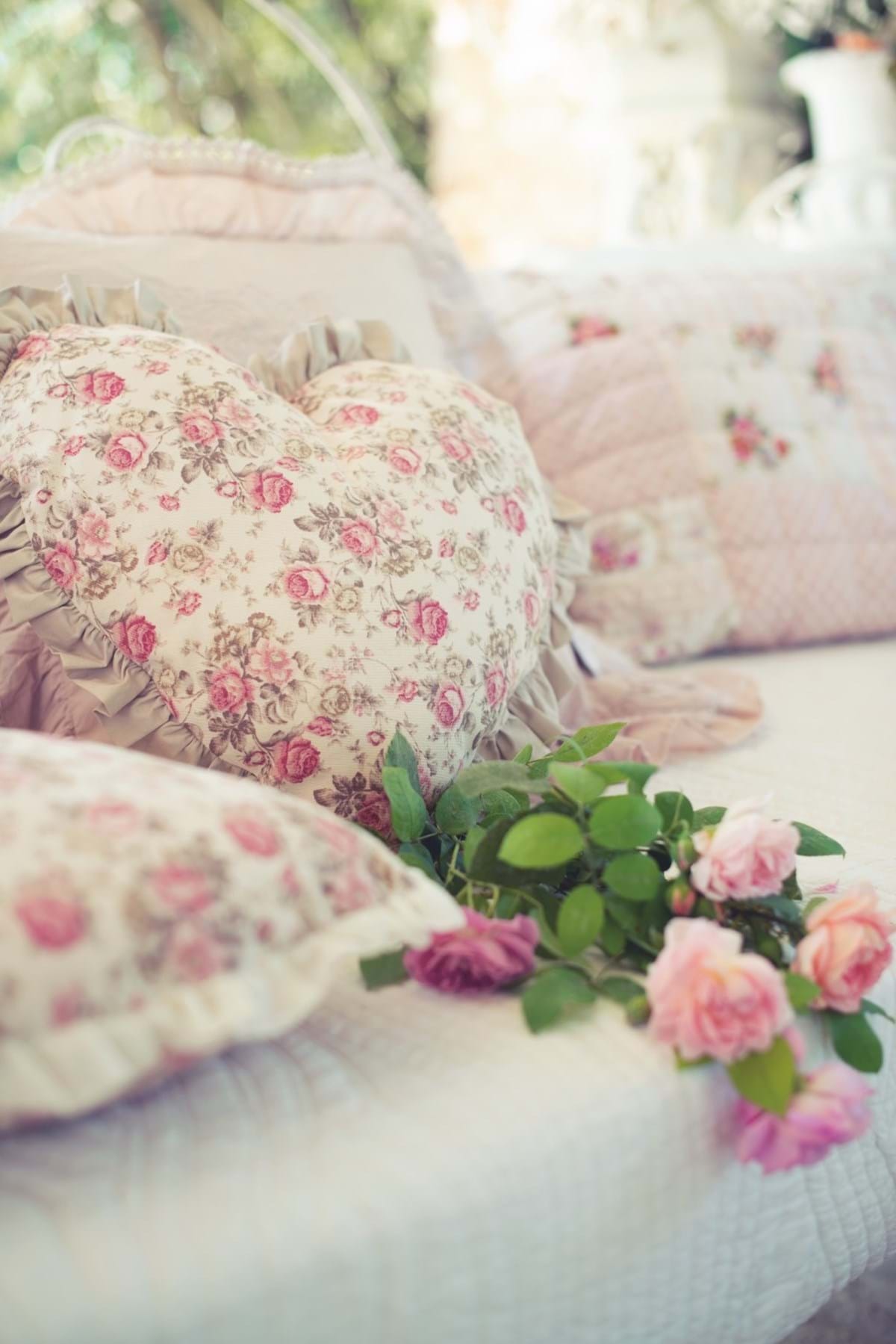 Cuscino cuore volant