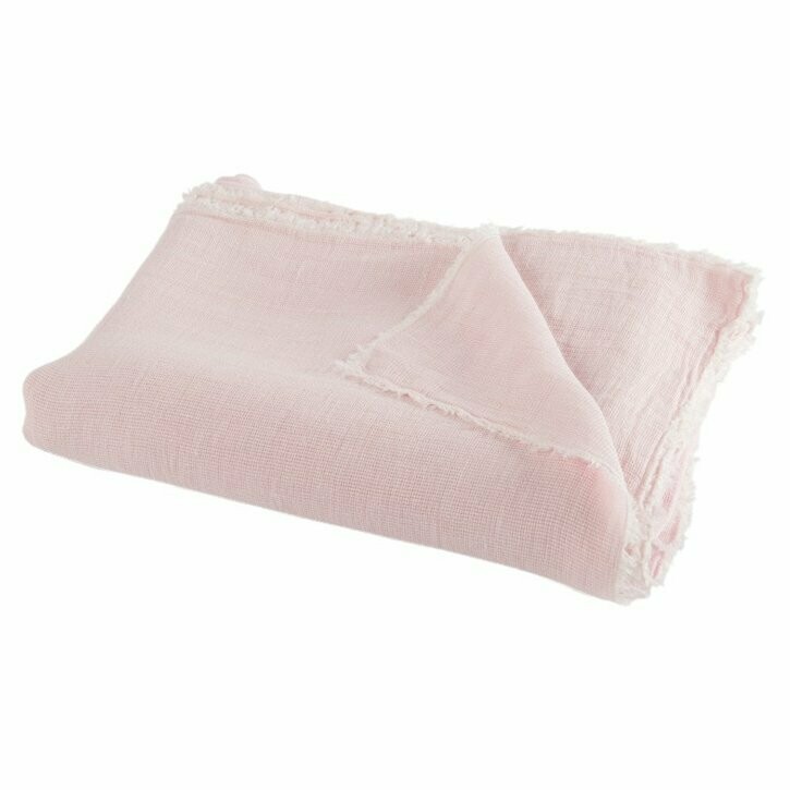 Plaid lino rosa Plaid lino rosa
