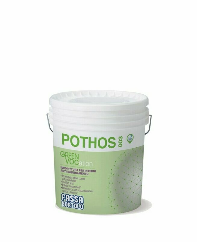 Idropittura per interni anti-inquinamento Fassa Pothos 003 4Litri